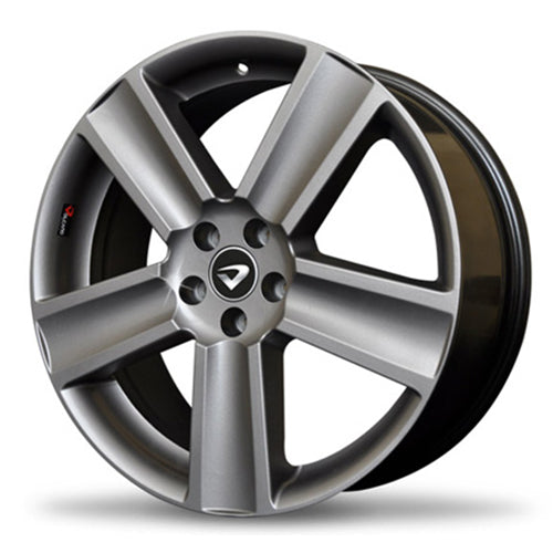 Roda Volcano V80 Saveiro G5 - Aro 18" tala 6" Grafite Fosco