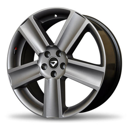 Roda Volcano V80 Saveiro G5 - Aro 18" tala 6" Grafite Fosco