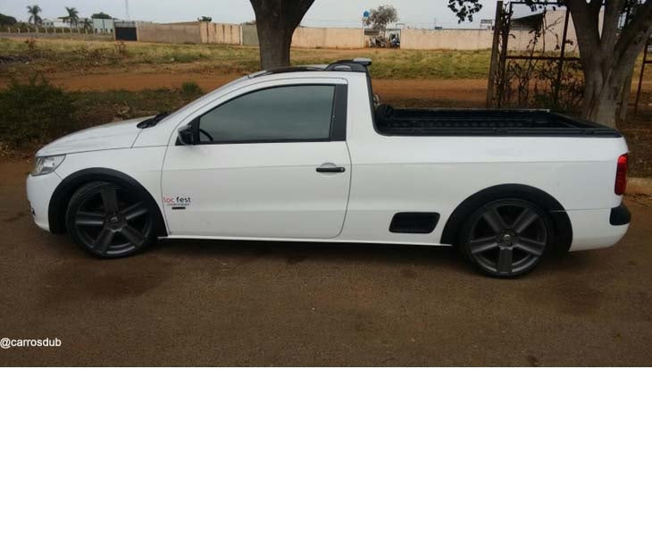 Roda Volcano V80 Saveiro G5 - Aro 18" tala 6" Grafite Fosco