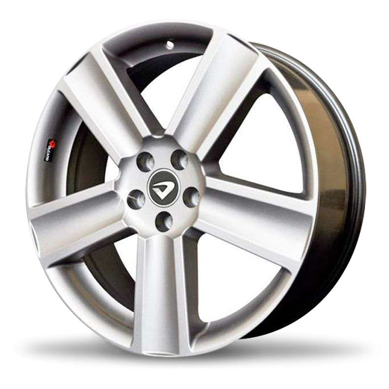 Roda Volcano V80 Saveiro G5 - Aro 18" tala 6" Prata Brilhante