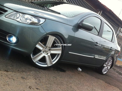 Roda Volcano V80 Saveiro G5 - Aro 18" tala 6" Prata Brilhante