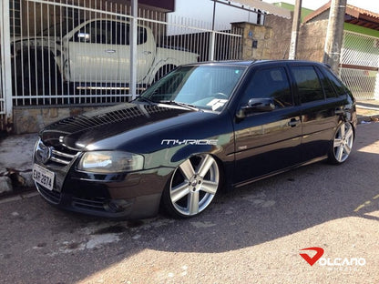 Roda Volcano V80 Saveiro G5 - Aro 18" tala 6" Prata Brilhante