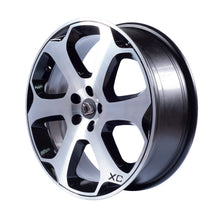 Roda Volcano VIENNA Aro 18" tala 6" Diamantada Total Preto Brilhante
