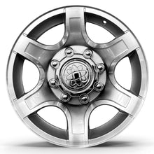 Roda XLT Aro 18" tala 7"  -  Diamantada Total Prata Brilhante