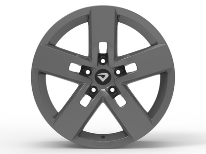 Roda Volcano STRONG Aro 17" tala 6" Grafite Fosco