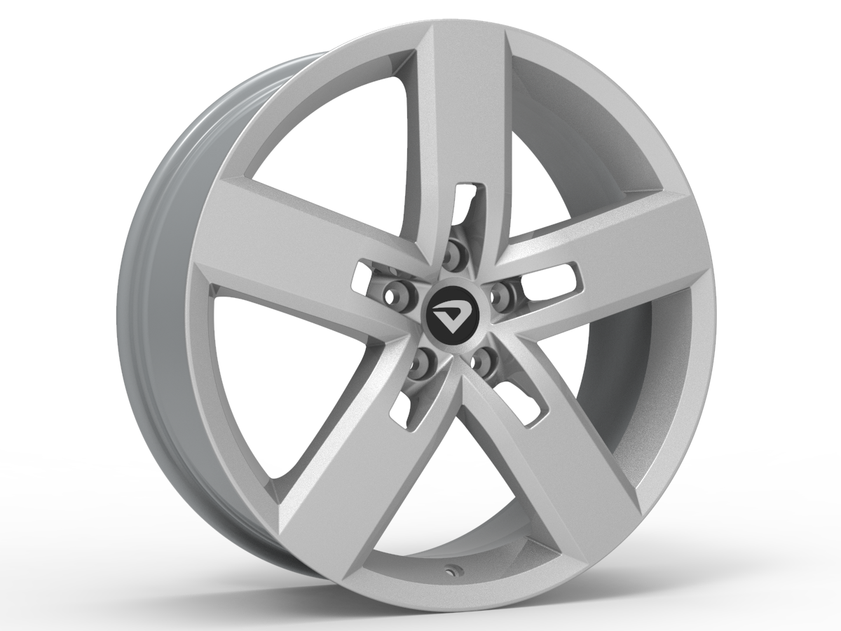 Roda Volcano STRONG Aro 20" tala 7,5" Prata + Brindes
