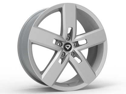 Roda Volcano STRONG Aro 20" tala 7,5" Prata + Brindes