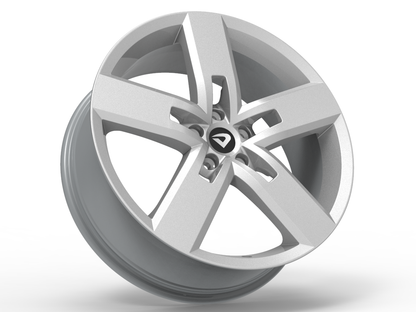 Roda Volcano STRONG Aro 20" tala 7,5" Prata + Brindes